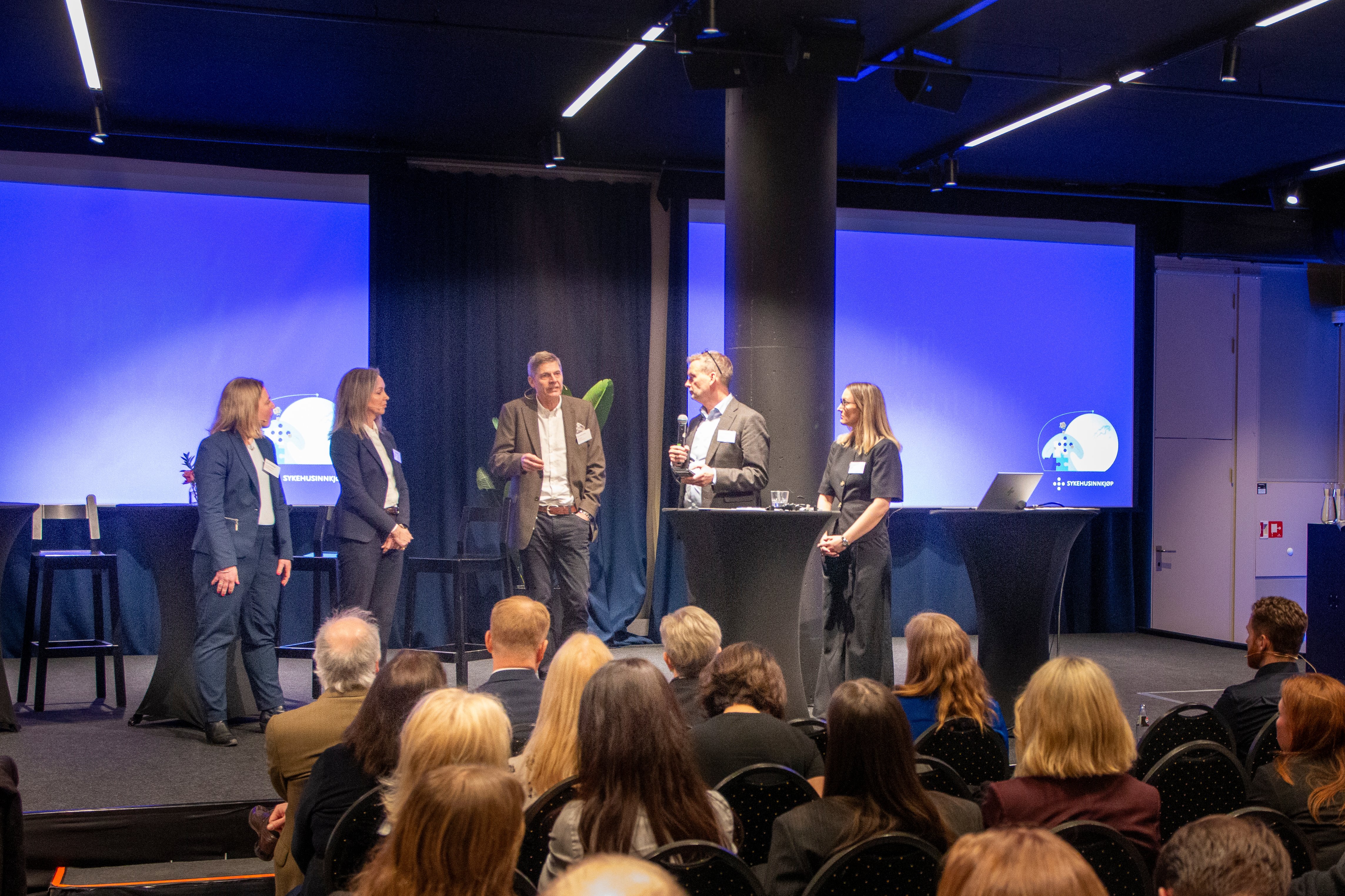 Panel under Sykehusinnkjøps leverandørseminar for legemidler