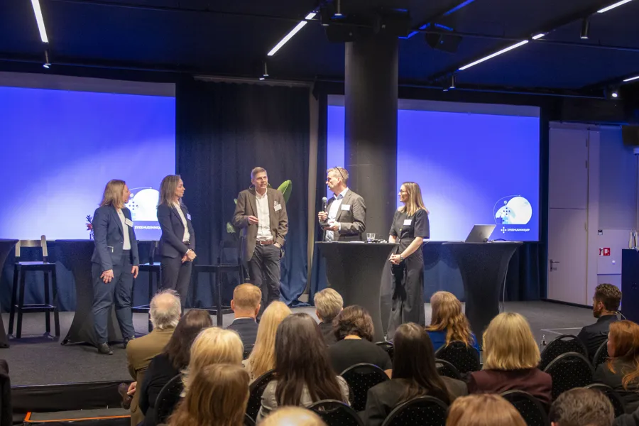 Panel under Sykehusinnkjøps leverandørseminar for legemidler