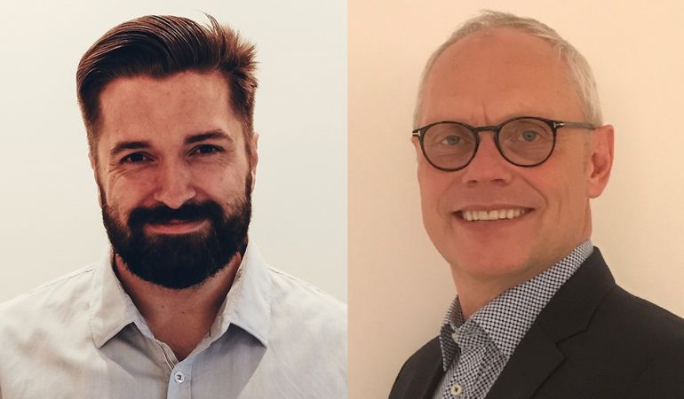 Portrett av Alen Brkic og Glenn Haugeberg.