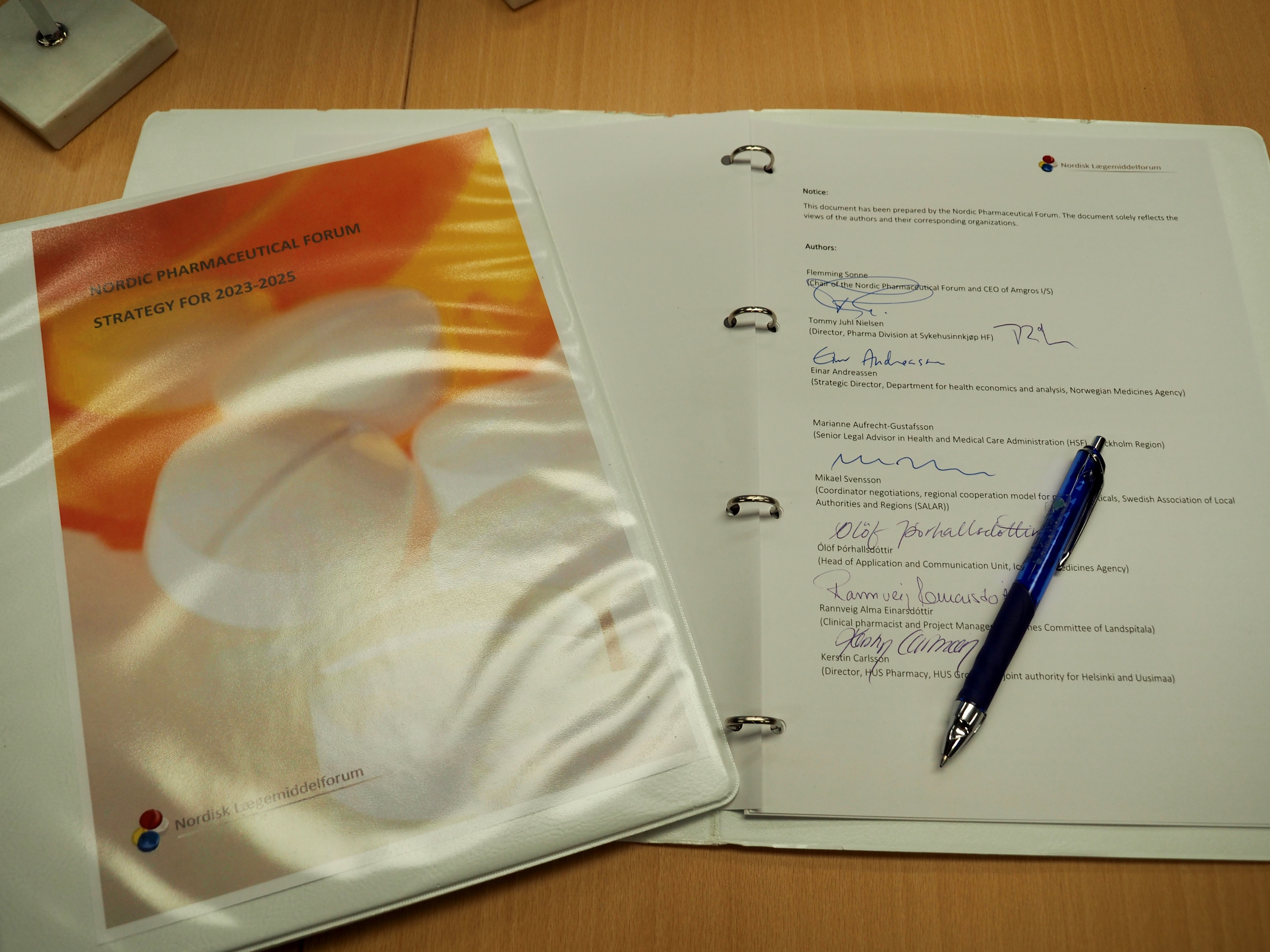 Signert strategidokument