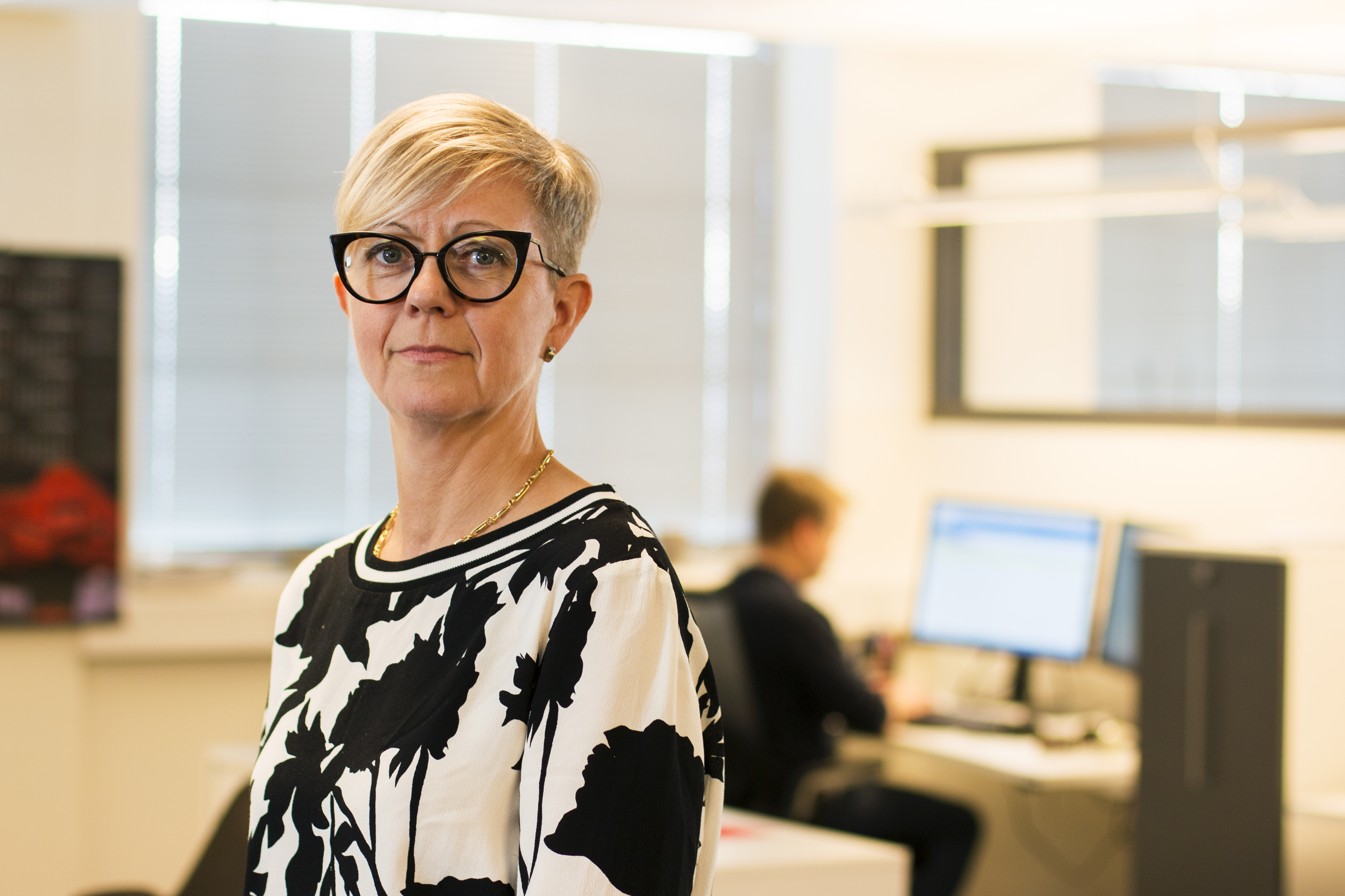 Portrett av divisjonsdirektør Bente Hayes i divisjon legemidler.